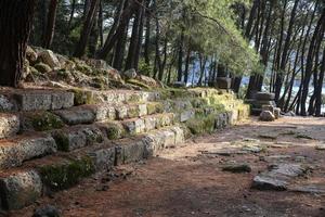 phaselis-ruïnes in turkije foto