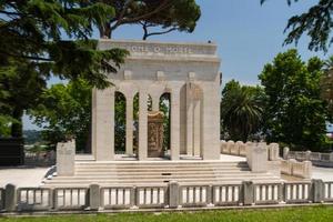 ossuarium van de gevallenen tijdens de verdediging van rome, italië foto