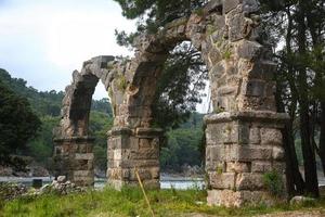 phaselis-ruïnes in turkije foto