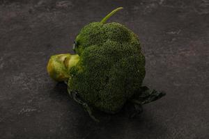 groene verse smakelijke broccolikool foto