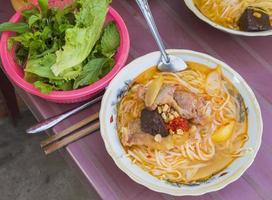 vietnam noodle set in ho chi minh city