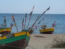 het strand van sopot in polen foto