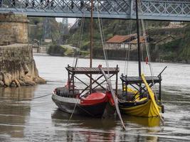 porto aan de rivier de douro foto