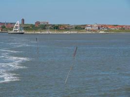 het eiland juist in de Noordzee foto