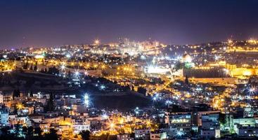 geweldige stadsgezichten van Israël, uitzicht op het heilige land foto