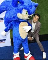 los angeles 25 jan - ben schwartz bij het sonic the hedgehog family day-evenement in het primordiale theater op 25 januari 2020 in los angeles, ca foto