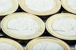 euromunten. euro geld. euro valuta. foto