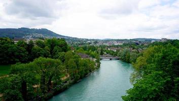 rivier en natuur in Bern foto