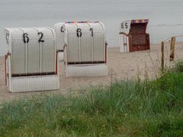 de stad eckernfoerde aan de Oostzee foto