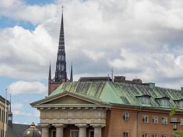 Stockholm stad in zweden foto