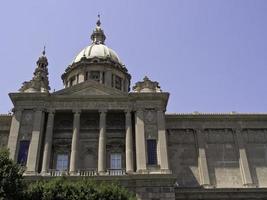 de stad barcelona in spanje foto