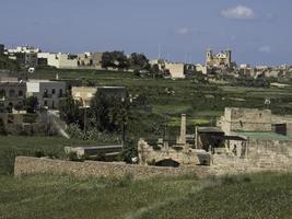 het eiland gozo aan de middellandse zee foto