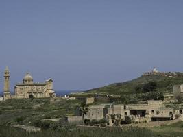 het eiland gozo aan de middellandse zee foto