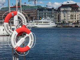 Stockholm stad in zweden foto