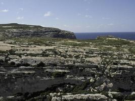 het eiland gozo aan de middellandse zee foto