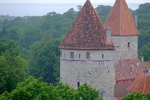 de stad tallinn in estland foto