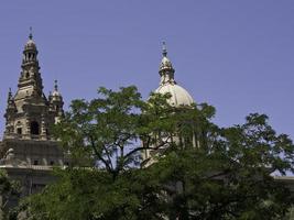 de stad barcelona in spanje foto