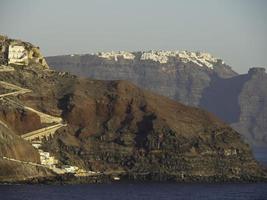 santorini eiland in griekenland foto