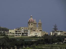 het eiland gozo aan de middellandse zee foto