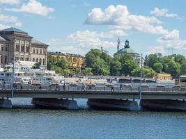 Stockholm stad in zweden foto