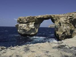 het eiland gozo aan de middellandse zee foto