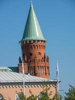 de stad trelleborg in zweden foto