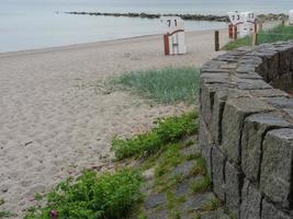 de stad eckernfoerde aan de Oostzee foto