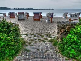 de stad eckernfoerde aan de Oostzee foto