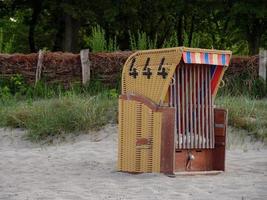 de stad eckernfoerde aan de Oostzee foto