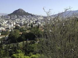 de stad Athene in Griekenland foto