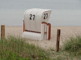 de stad eckernfoerde aan de Oostzee foto