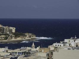 het eiland gozo aan de middellandse zee foto