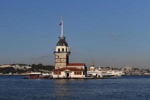 meisjestoren in istanbul, turkije foto