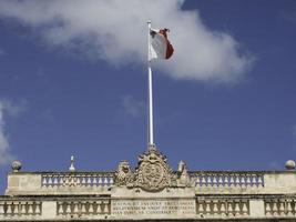 de stad valetta op het eiland malta foto