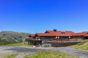 hemsedal viken noorwegen 2016 fjellkafeen red cafe hut skicenter hemsedal noorwegen. foto