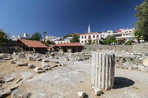 mausoleum bij halicarnassus in bodrum, mugla, turkije foto