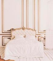 klassieke en koninklijke interieur slaapkamers foto