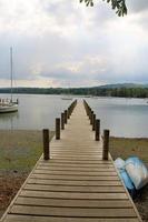 uitzicht op Lake Windermere in de avond foto