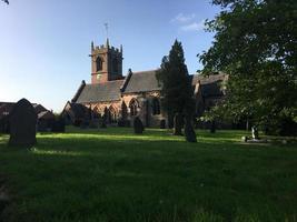 uitzicht op Ashley Church in de buurt van Market Drayton foto