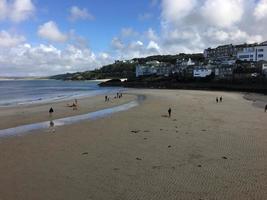 uitzicht op St ives in Cornwall foto