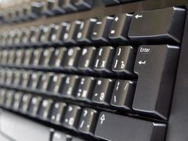 zwart toetsenbord close-up foto