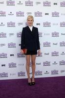 los angeles, 25 februari - michelle williams arriveert bij de film Independent Spirit Awards 2012 op het strand op 25 februari 2012 in Santa Monica, ca. foto