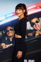 los angeles, 7 aug - hannah simone bij de première van let s be cops in de arclight hollywood theaters op 7 augustus 2014 in los angeles, ca foto