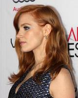 los angeles, 6 nov - jessica chastain op de afi fest 2014 vertoning van een zeer gewelddadig jaar in het dolby theater op 6 november 2014 in los angeles, ca foto