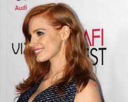 los angeles, 6 nov - jessica chastain op de afi fest 2014 vertoning van een zeer gewelddadig jaar in het dolby theater op 6 november 2014 in los angeles, ca foto