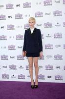 los angeles, 25 februari - michelle williams arriveert bij de film Independent Spirit Awards 2012 op het strand op 25 februari 2012 in Santa Monica, ca. foto