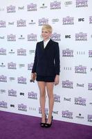 los angeles, 25 februari - michelle williams arriveert bij de film Independent Spirit Awards 2012 op het strand op 25 februari 2012 in Santa Monica, ca. foto