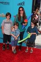 los angeles, 21 sep - holly marie combs bij de première van the boxtrolls los angeles tijdens universele stadswandeling op 21 september 2014 in los angeles, ca foto