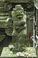 beschermkap van steen in Bali