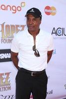 Los Angeles, 7 mei - Sugar Ray Leonard arriveert op 7 mei 2012 op de 5e jaarlijkse George Lopez Celebrity Golf Classic bij Lakeside Golf Club in Toluca Lake, Californië foto